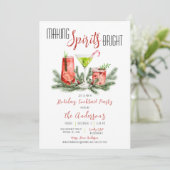 メイキングスピリッツ明るいホリデーカクテルパーティー 招待状 (スタンド正面)