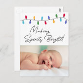 メイキングスピリッツ明るい休日ベビー写真 ポストカード (正面/裏面)