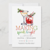 メイキングスピリツブライトホリデーパーティー招待状 招待状 (正面)