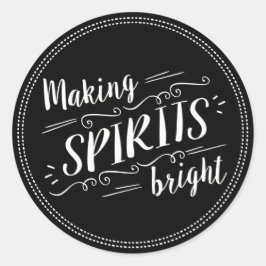 メイキングスピリツブライトホリデー封筒用シール ラウンドシール