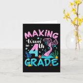 メイキング波in4年生マーメイド新学期G カード (黄色い花)