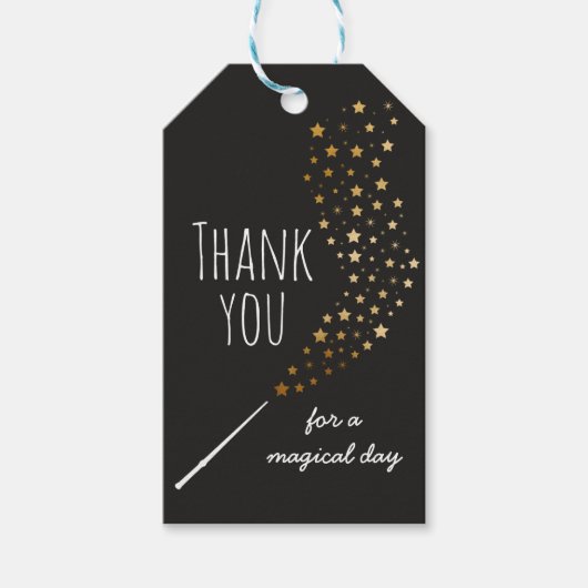 メイキング魔法誕生日会サンキューラベル ギフトタグ (正面)