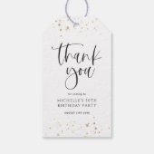 メイキング50良い植物学ありがとう誕生日 ギフトタグ (裏面)