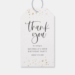 メイキング50良い植物学ありがとう誕生日 ギフトタグ