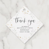 メイキング50良い植物学ありがとう誕生日 フェイバータグ (裏面)