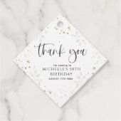 メイキング50良い植物学ありがとう誕生日 フェイバータグ (正面)