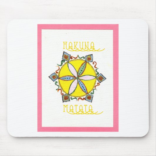 メイキング・ハクナ・マタタのスター マウスパッド (正面)