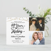 メイキング・ブラック・金ゴールドで40周年 招待状 (スタンド正面)