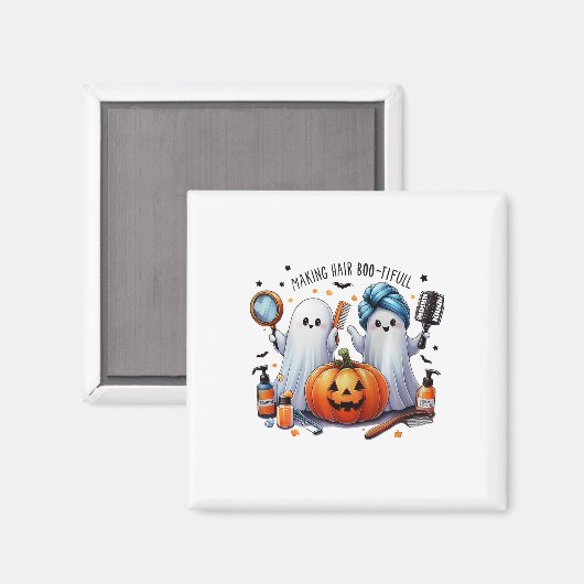メイキングHair Bootifulハロウィーン美容師幽霊 マグネット (正面/裏面)
