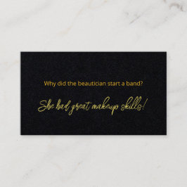 メイクおもしろいアップアーティストシンプル 名刺