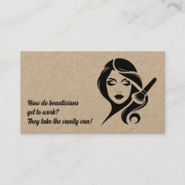 💄メイクおもしろいアップ美容師クラフト 名刺