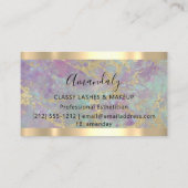 メイクで持続的な印象をプロフェッショナル 名刺 (裏面)