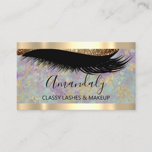 メイクで持続的な印象をプロフェッショナル 名刺 (正面)