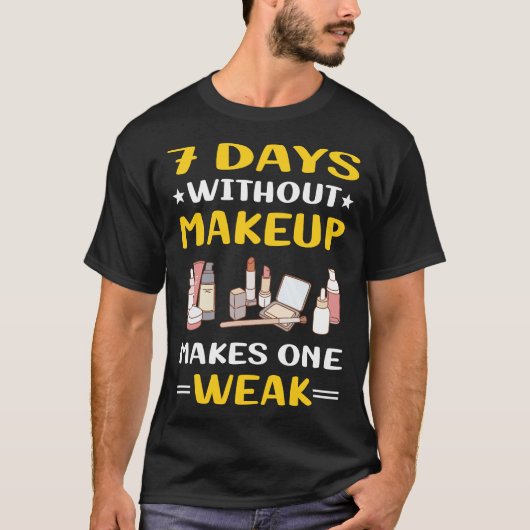 メイクなしの7日間 Tシャツ (正面)