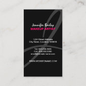 メイクはっきりしたアップアーティスト 名刺 (裏面)