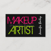 メイクはっきりしたアップアーティスト 名刺 (正面)