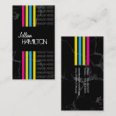 メイクはっきりした・アーティスト・ビジネス・カード 名刺 (正面/裏面)