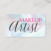 メイクよくはしゃぐアモダン・アーティストホログラフィック 名刺