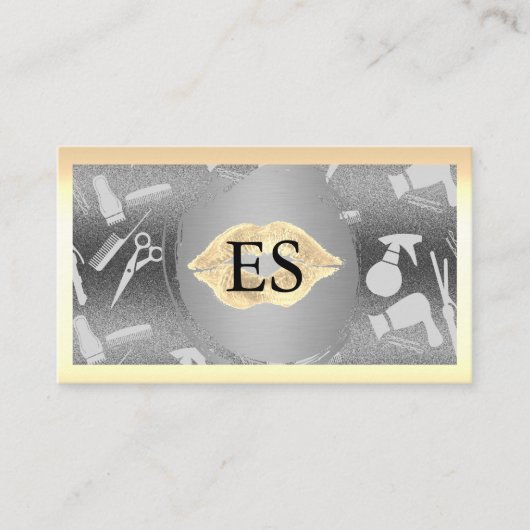 メイクアップおよびヘアツール 名刺 (正面)