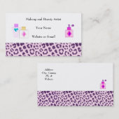 メイクアップおよび美しい製品 名刺 (正面/裏面)