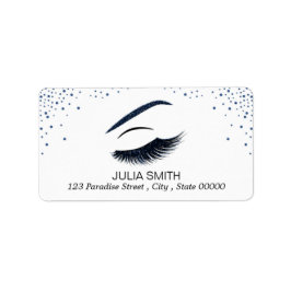 メイクアップとグリッター効果 ラベル