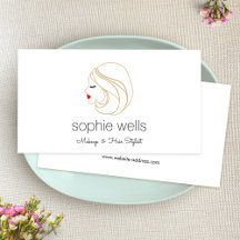 メイクアップとヘアラッシュと唇の少女