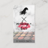 メイクアップとヘア |ボーティシャン |スタイリスト 名刺 (正面)