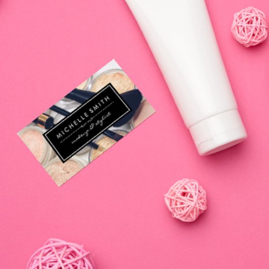 メイクアップとヘア 名刺