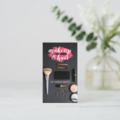 メイクアップと美容師 | サロン 名刺 (スタンド正面)