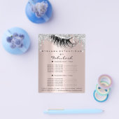 メイクアップまつげ美しいサロングリーンアイズシルバー チラシ (シングル)