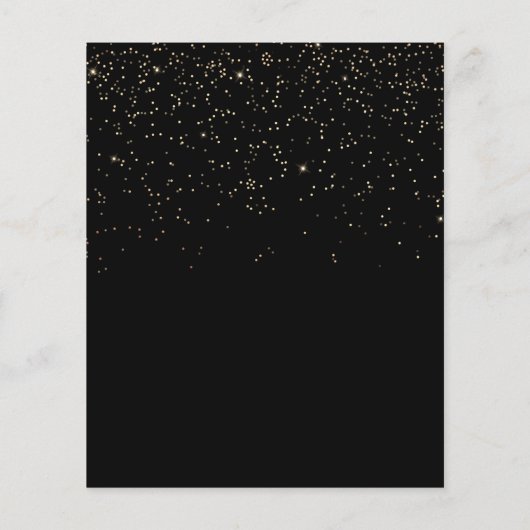 メイクアップまばたき金ゴールド紙吹雪フライヤー1ページ価格 チラシ (裏面)