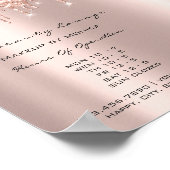 メイクアップまぶし営業時間サロンドリップ火花価格 ポスター (角)