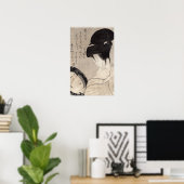 メイクアップを適用する若い女性， c.1795-96 ポスター (ホームオフィス)