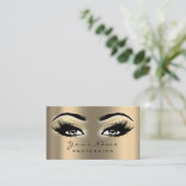 メイクアップアイズラッシュグリッタースパ金ゴールドセピア 名刺 (スタンド正面)