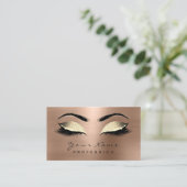 メイクアップアイズラッシュグリッター金ゴールドチョコレート 名刺 (スタンド正面)