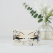 メイクアップアイズラッシュグリッター金ゴールド紫 名刺 (スタンド正面)