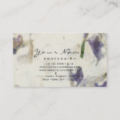 メイクアップアイズラッシュグリッター金ゴールド紫 名刺 (裏面)