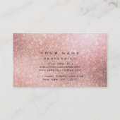 メイクアップアイズラッシュズグリッターバラ金ゴールド赤面スパークリー 名刺 (裏面)