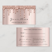 メイクアップアイズラッシュズ3Dバラドリップアポイントメントカード 予約カード (正面/裏面)