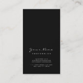 メイクアップアイズラッシュブラックロゴグレーグラム 名刺 (裏面)