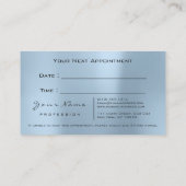 メイクアップアイズラッシュブルーバラドリップアポイントメントカード 予約カード (裏面)