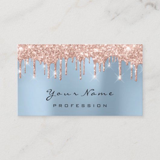 メイクアップアイズラッシュブルーバラドリップアポイントメントカード 予約カード (正面)