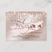 メイクアップアイズラッシュ金ゴールドドリップアフターケアカード 紹介カード (正面)