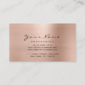 メイクアップアイズレイズグリッターバラ金ゴールドルクス 名刺 (裏面)