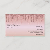 メイクアップアイズレイズグリッターバラ金ゴールド 名刺 (裏面)