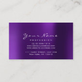 メイクアップアイズレイズグリッターラベンダーパープル 名刺 (裏面)