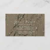 メイクアップアイズレイズグリッター大理石金ゴールド 名刺 (裏面)