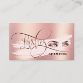 メイクアップアイズレイズバラゴールドフォイル 名刺 (正面)