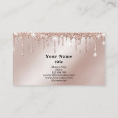 メイクアップアイズレイズバラ金ゴールド滴 名刺 (裏面)