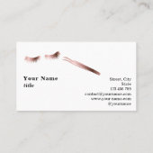 メイクアップアイズレイズバラ金ゴールド 名刺 (裏面)